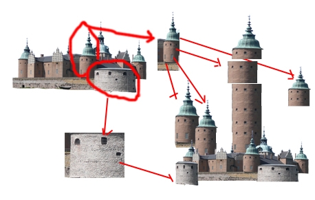 Creation of old castle : Step 1